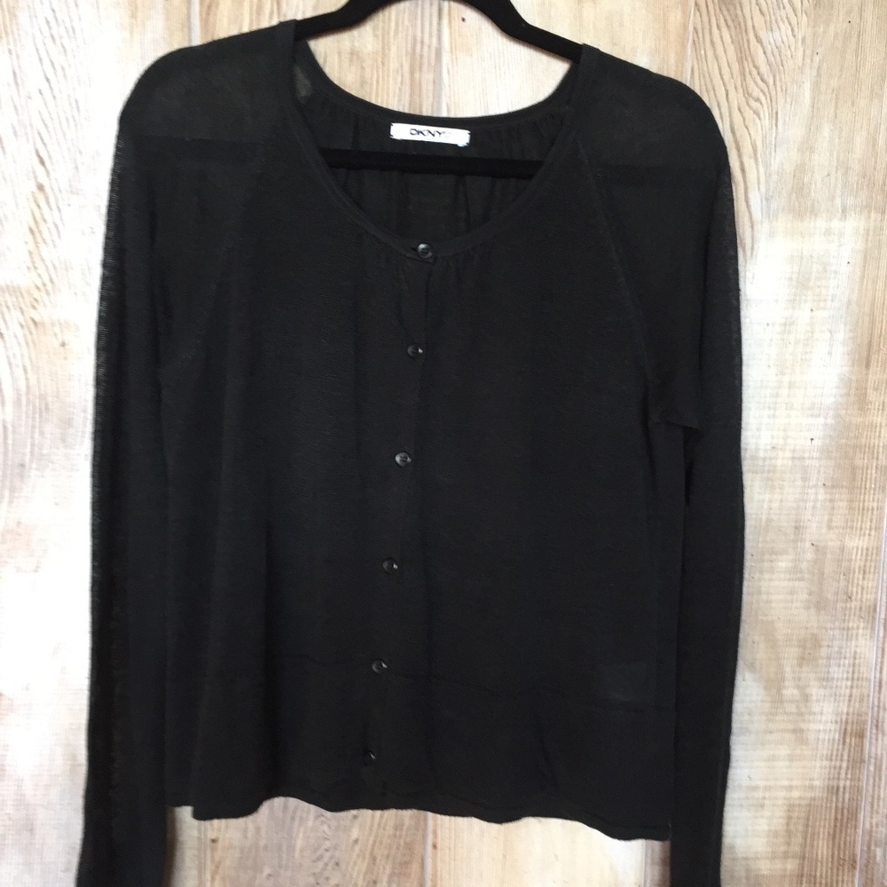 DKNY Cardigan Linen/Viscose  NWOT